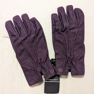Lululemon City Keeper Gloves - Deep Purple/ Black sz L/XL